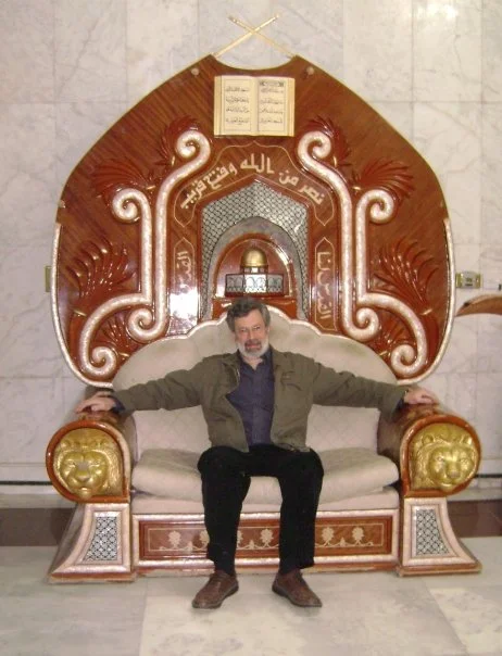 Saddam Hussein's chair, Baghdad.