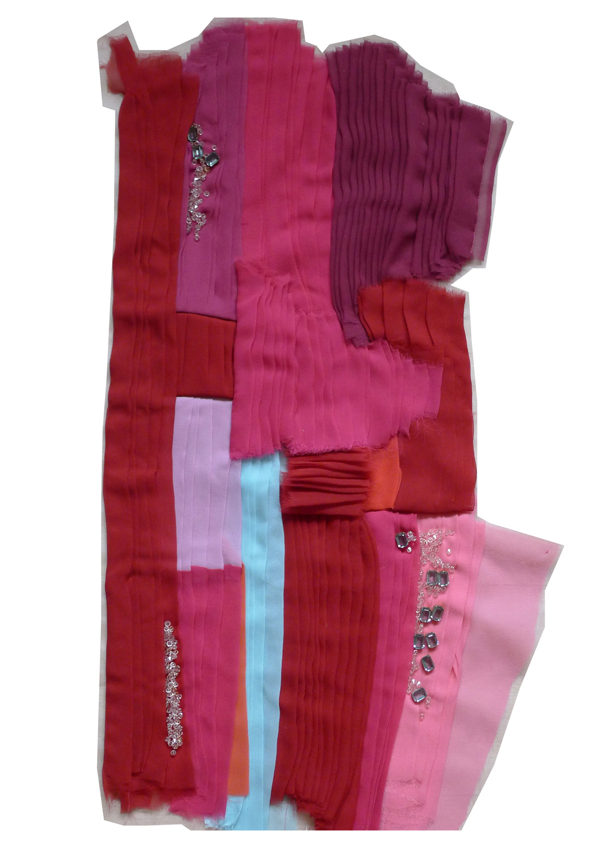 V for VB [Victoria Beckham] - fabric development 