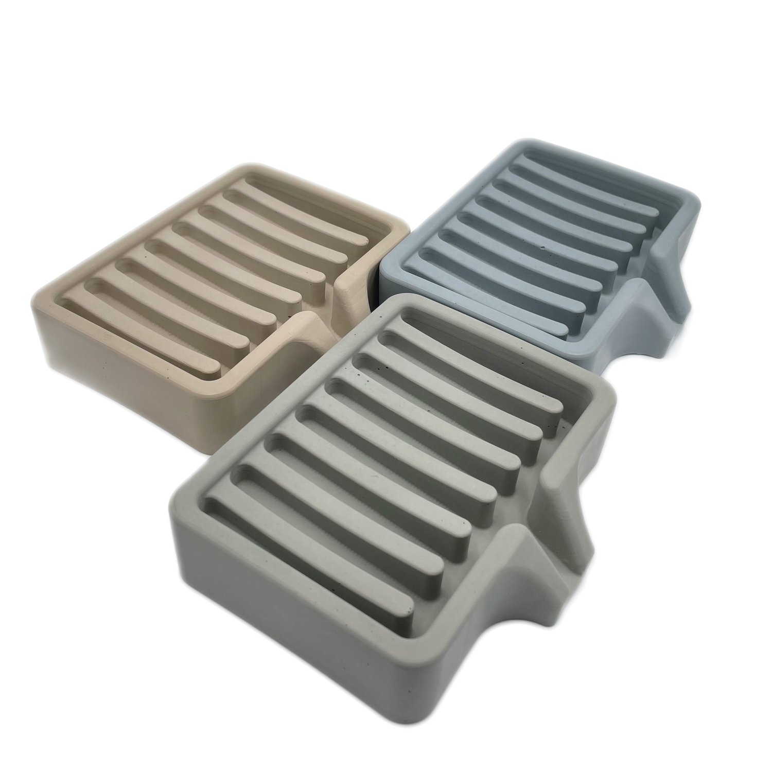 Concrete Soap Dish with Drain