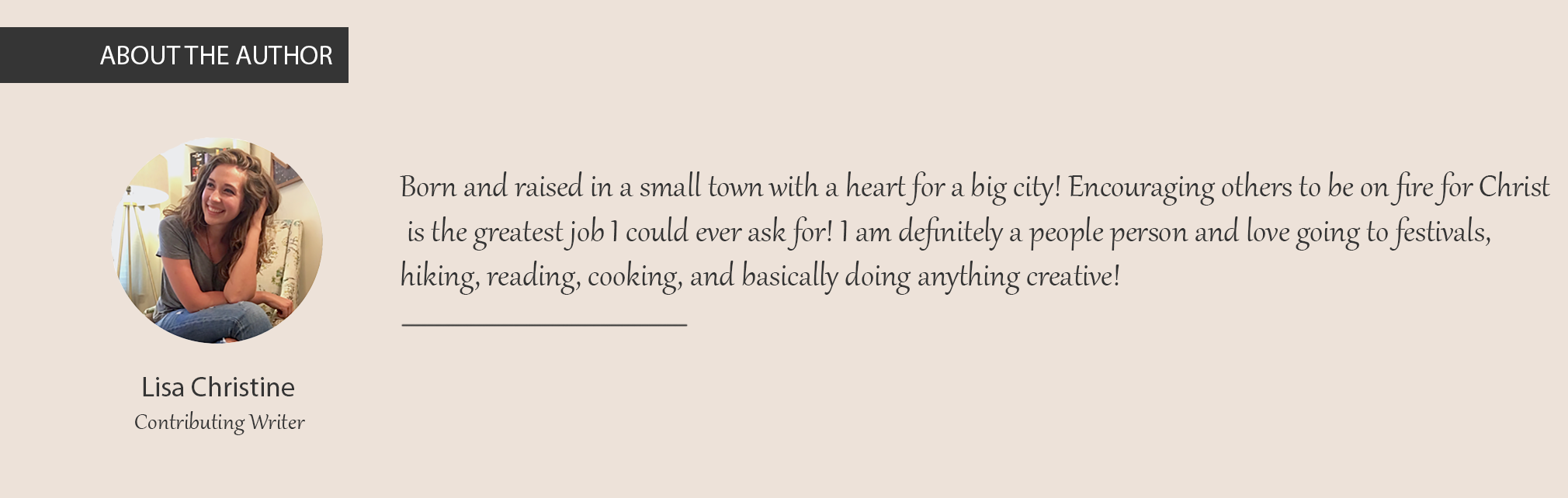 Lisa Christine bio.png