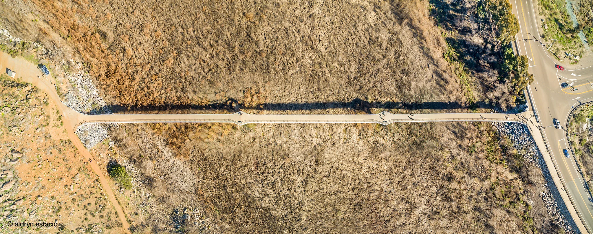 {Pedestrian Bridge} Lake Hodges