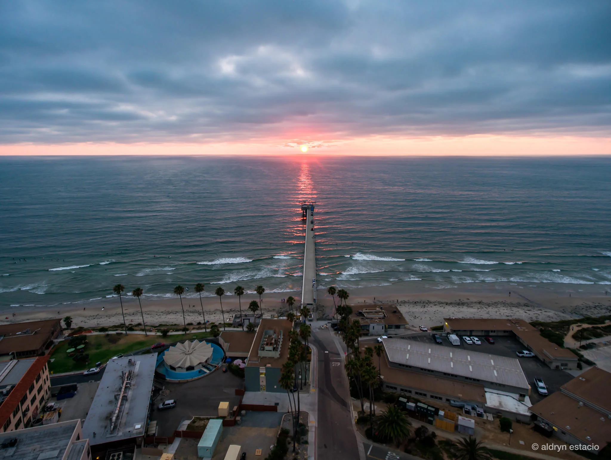 {All Lined Up} Scripps Pier