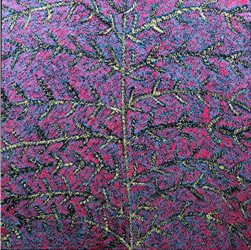 Melissa Long Kngwarrey</br></br><i>Untitled</i></br></br>Acrylic on Canvas</br></br>24 x 24 in.</br></br>c.1990