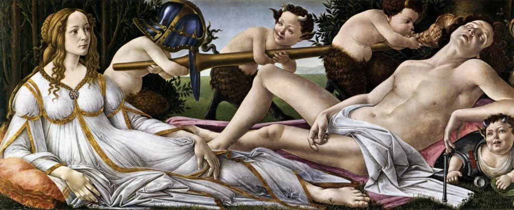 Mars and Venus by Sandro Botticelli | Picture Courtesy of The UK National Gallery