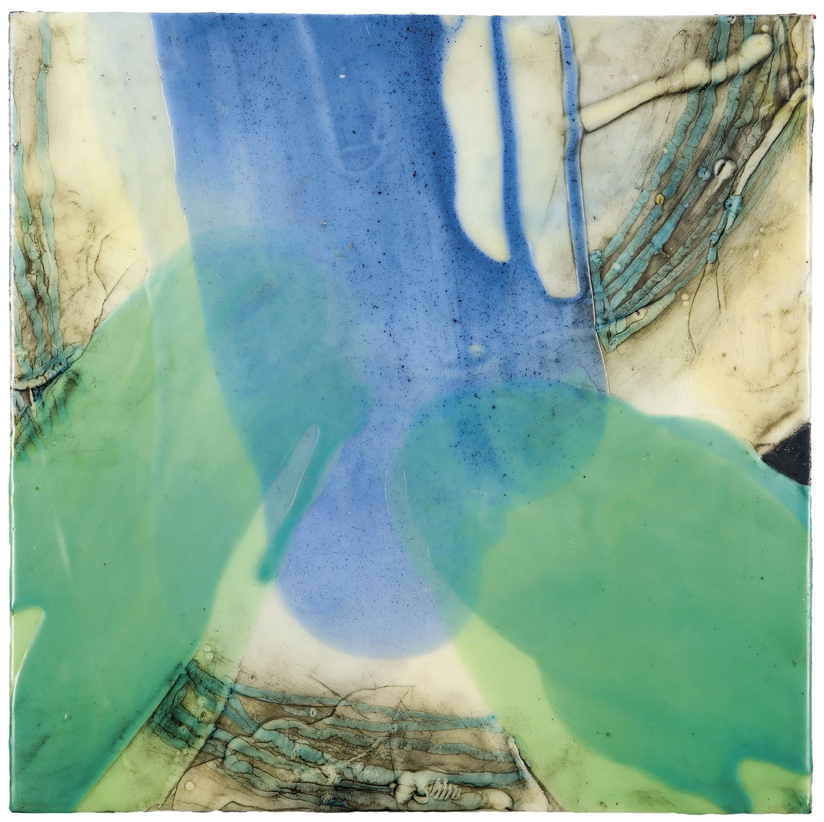 ENCAUSTIC PAINTING Encaustic with Paint are painted with pigmented wax on a substrate, such as a wood panel, and are fused or burned in through the use of a heat source, such as a heat gun or propane torch. CLICK FOR MORE...