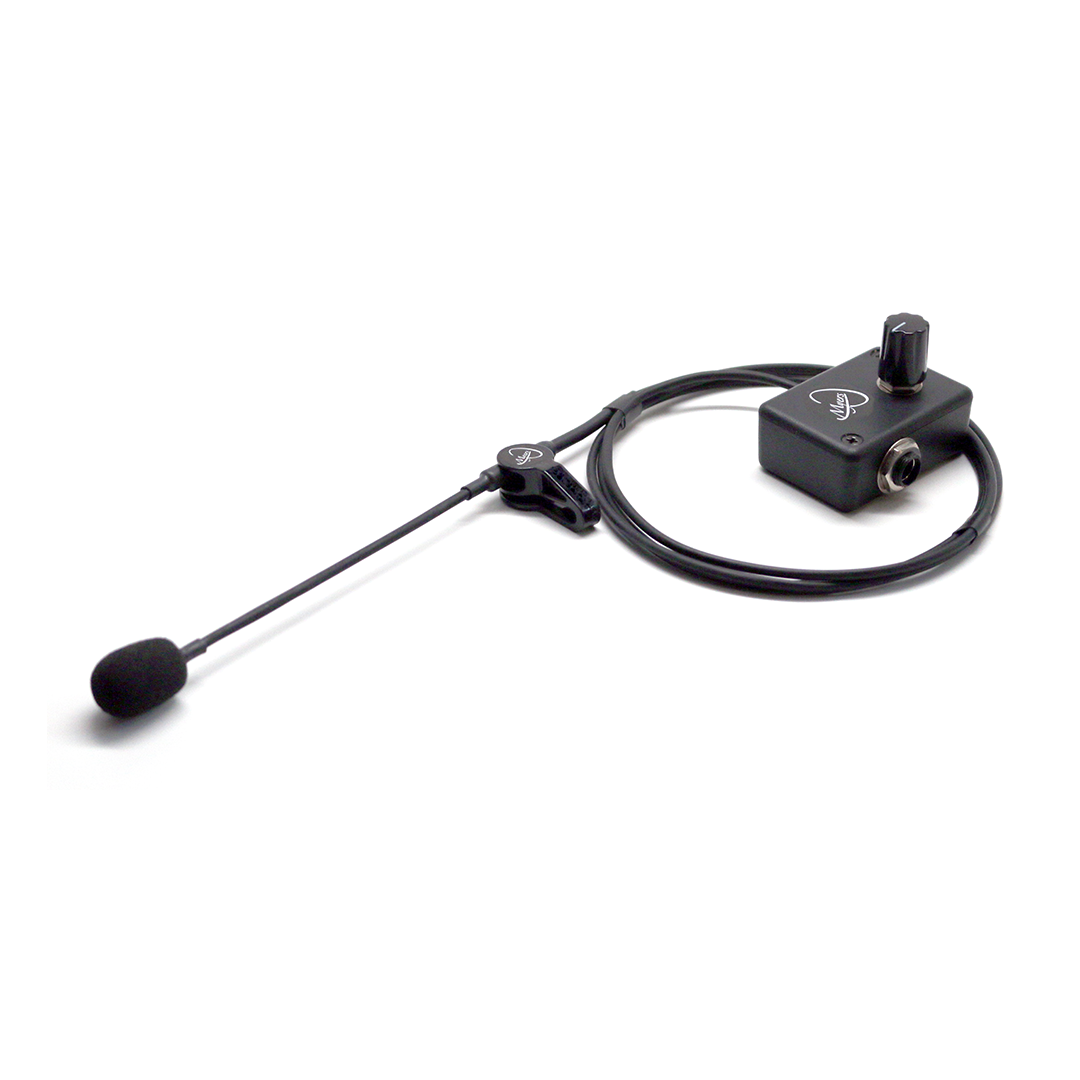 La Pluma Plus Clarinete Micrófono con Dos 25,4 cm Flexible Micro Cuellos de Ganso por Myers Pickups 
