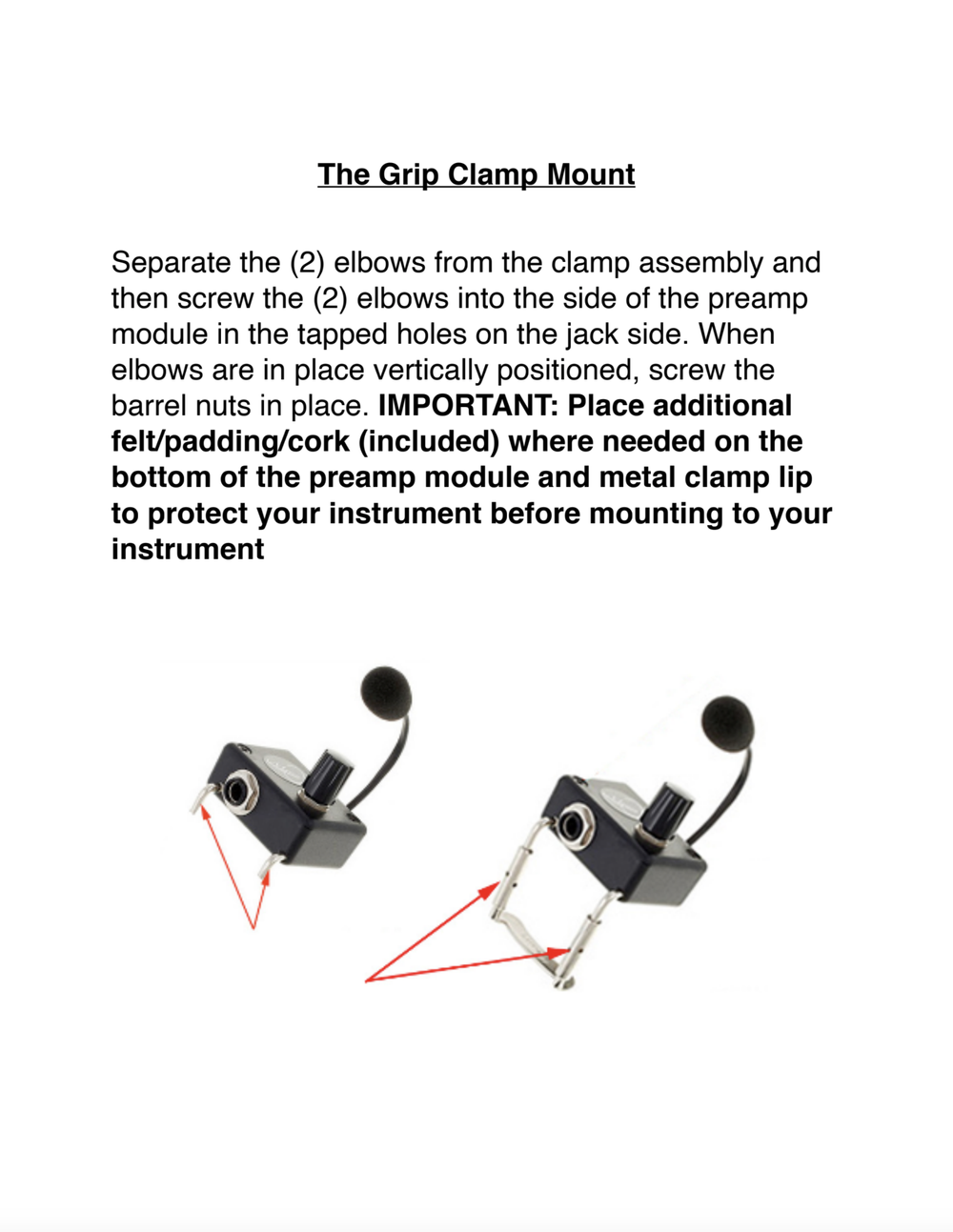 Myers Pickups —QR Grip Clamp