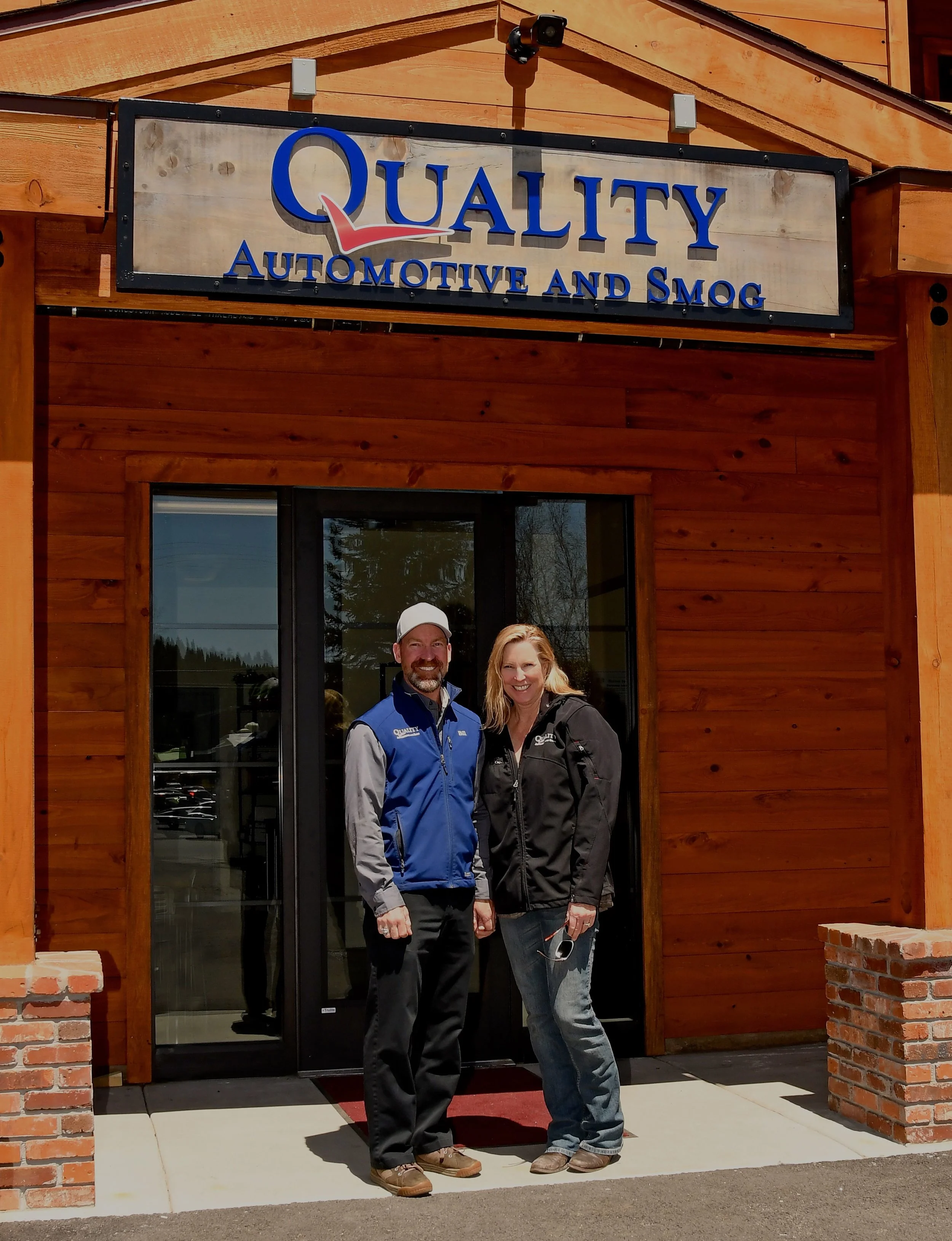 Bill and Sheila Greeno, proud owners of Quality Automotive and Smog.