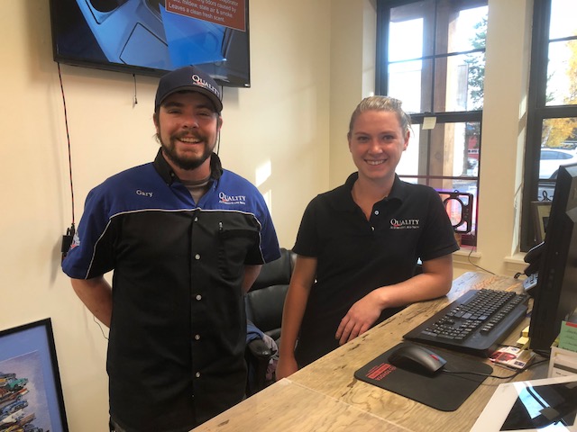 Front desk staff Gary and Maggie will always greet you with a smile.