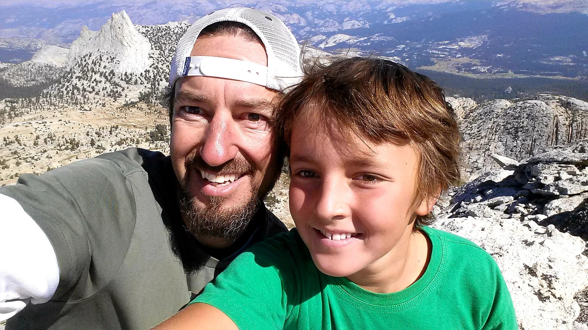 Kramer and son enjoying a beautiful day in Tahoe!