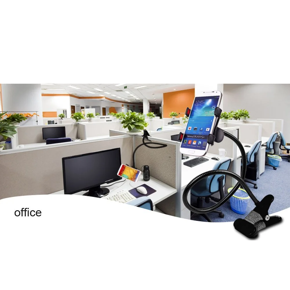 Universal Cell Phone Clip Holder, Lazy Bracket Flexible Long Arms