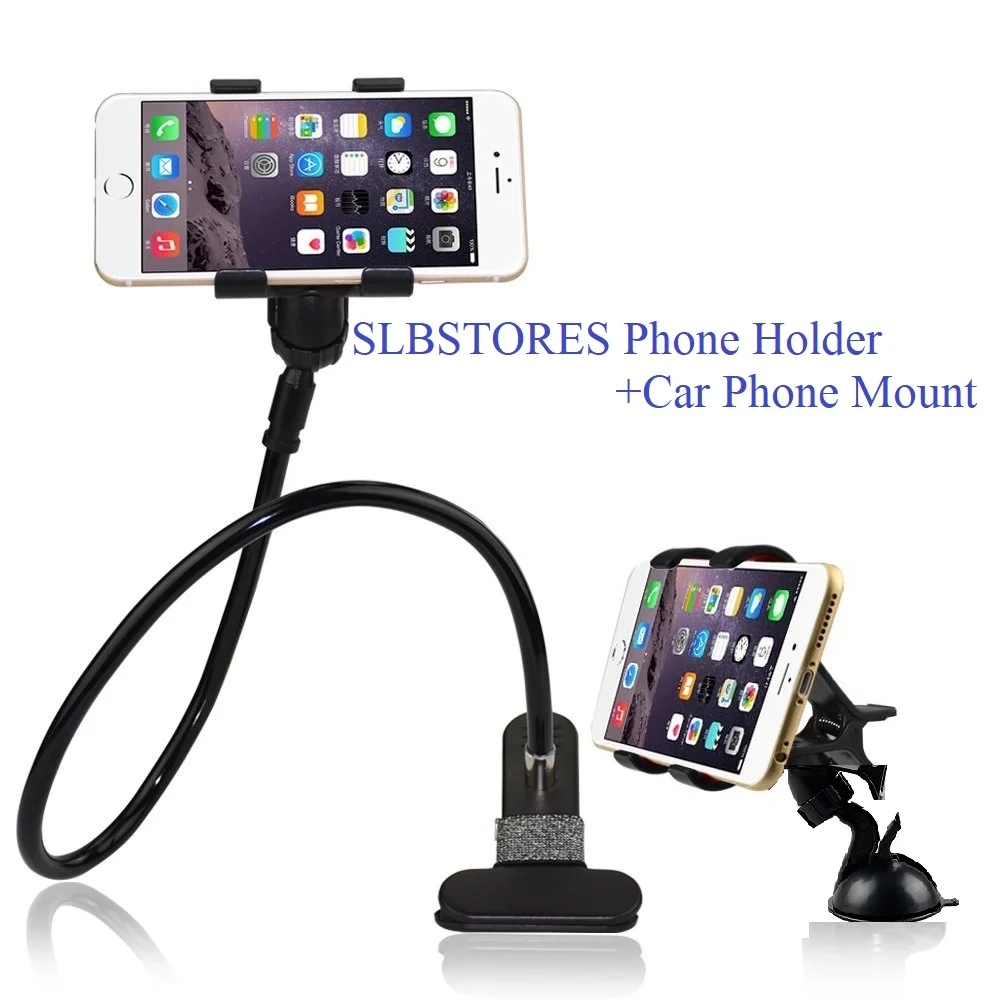 Universal Gooseneck Cell Phone Holder Clip Holder Car Suction