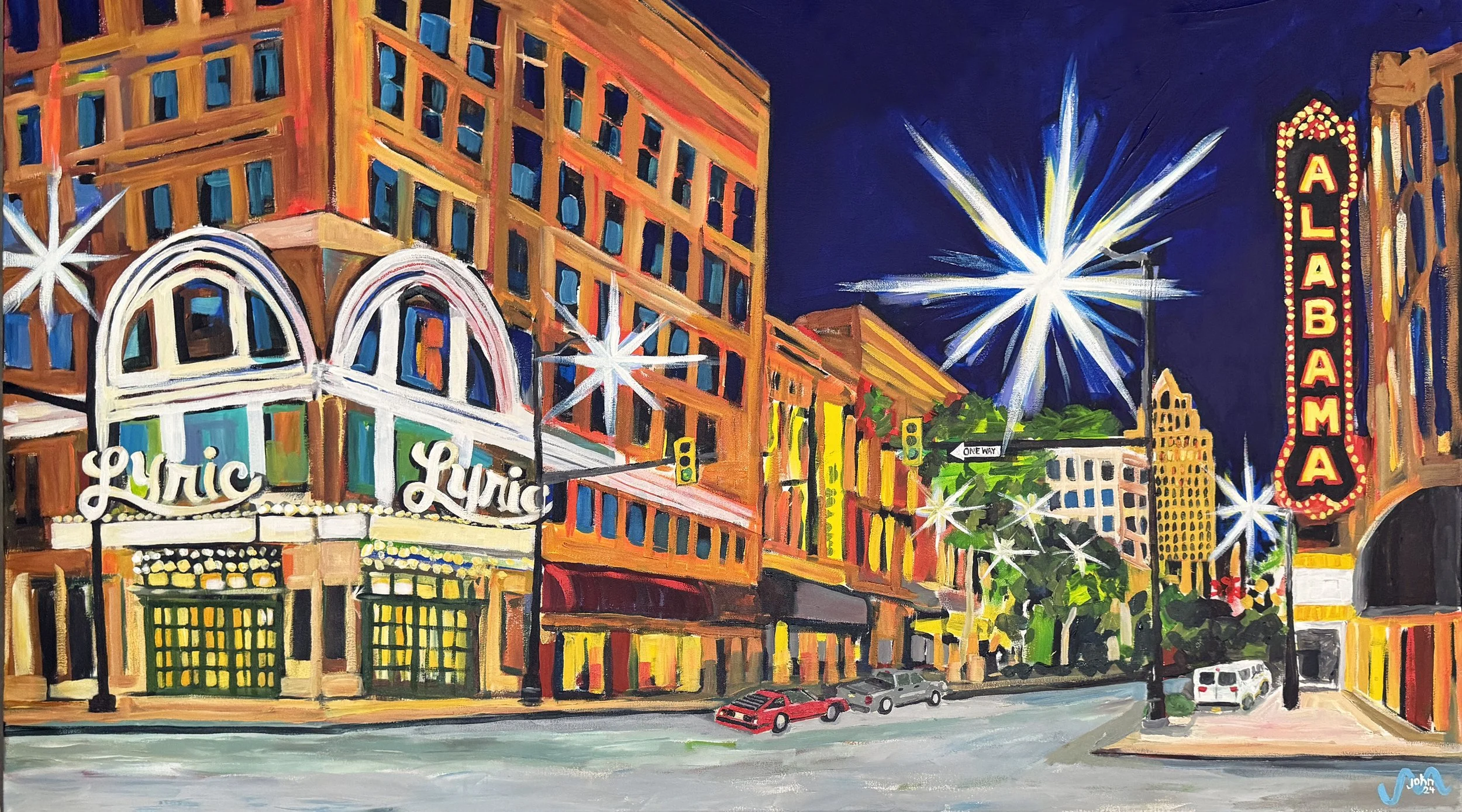 Birmingham Theatre District Print