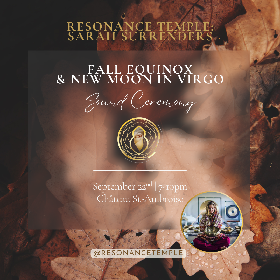 Autumn Equinox and New Moon in Virgo Sound Ceremony