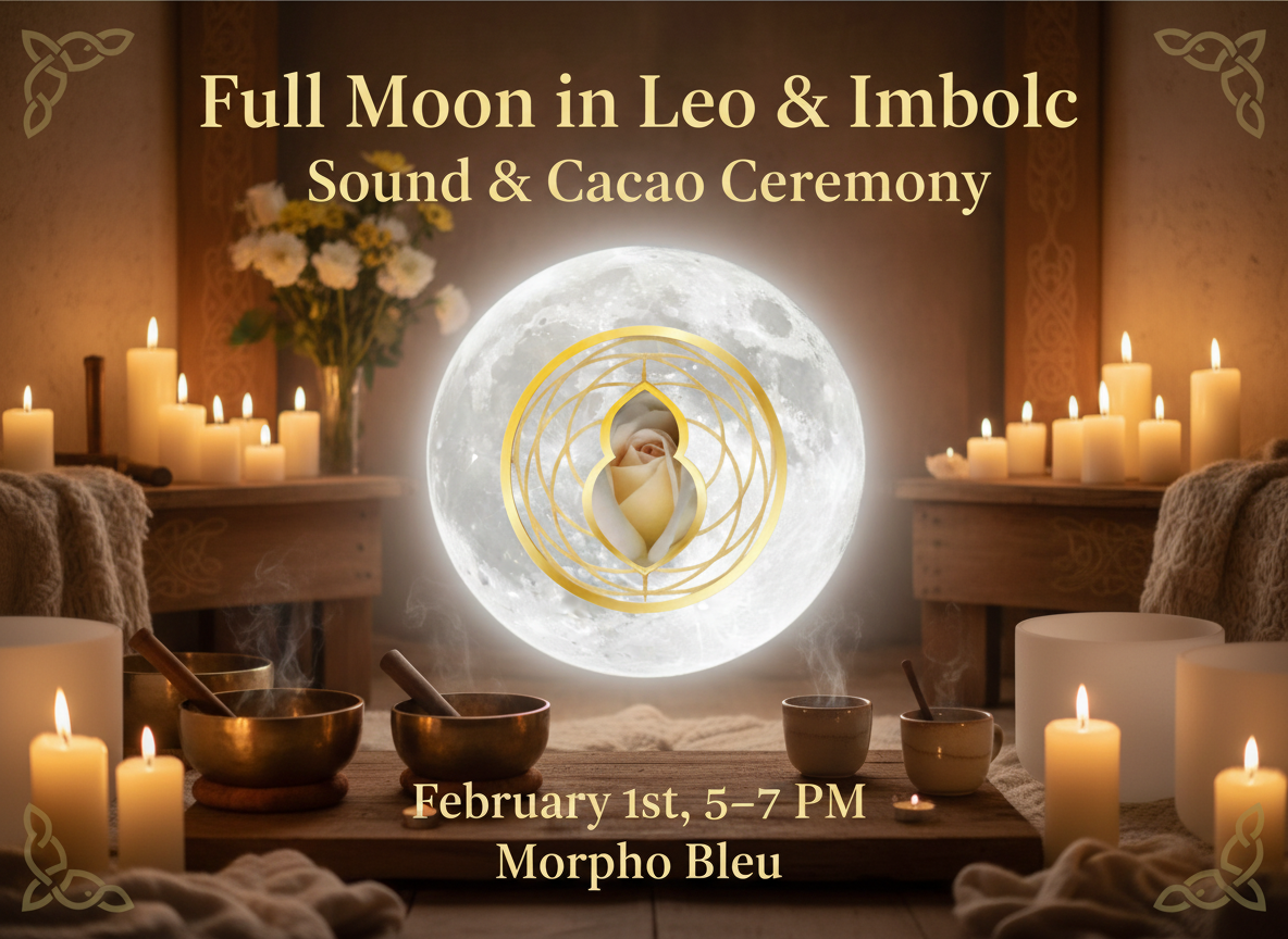 February 1st Imbolc and Full Moon Cacao and Sound Ceremony
