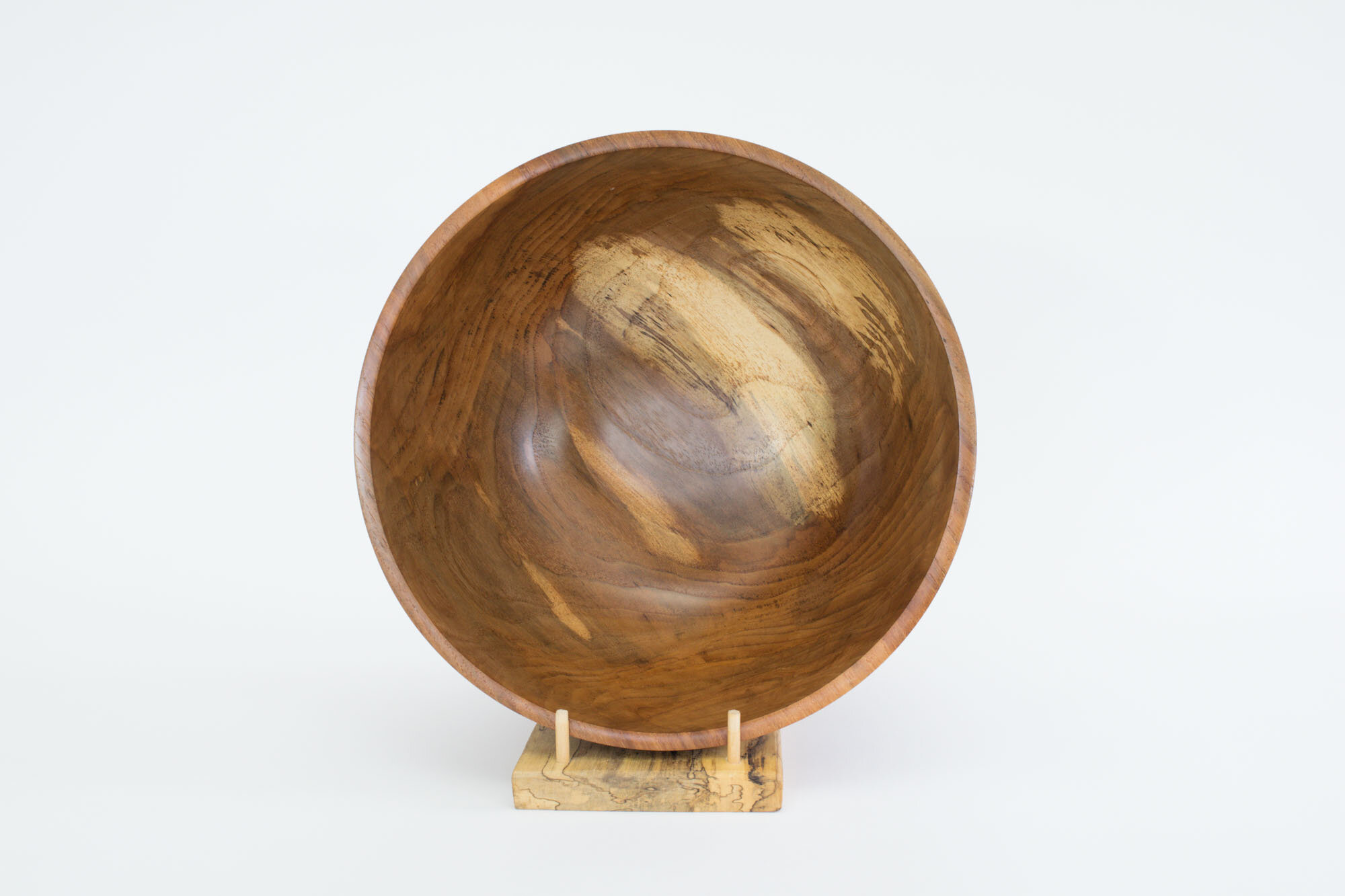 Spalted pecan bowl, 12.75" x 6.25"
