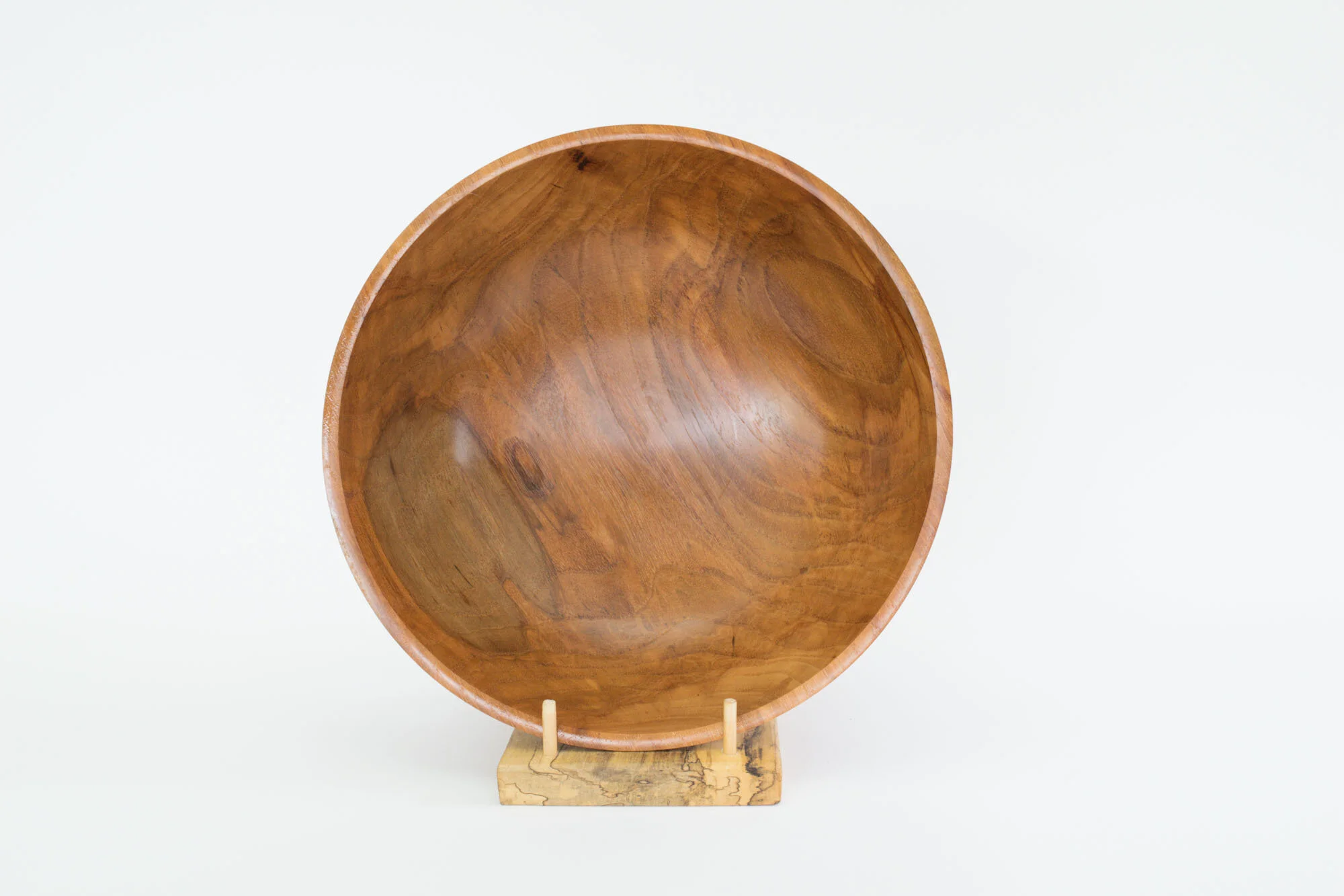 Spalted pecan bowl, 12.25" x 4"