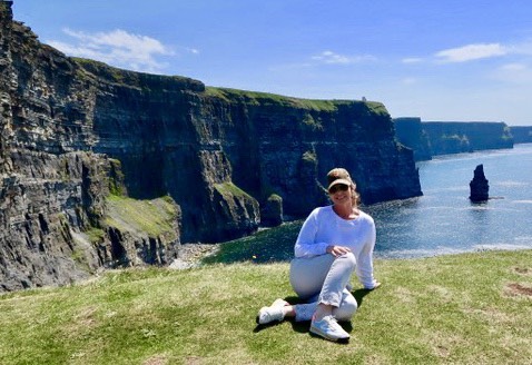 Just received this pic from my trip to Ireland earlier this year-#cliffsofmoher #bravesoul #sunshineallthetime