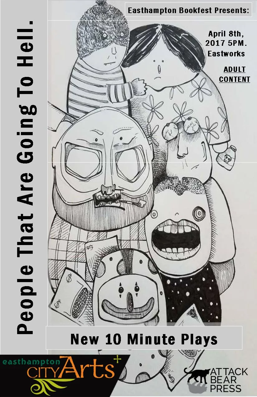 The People that are Going to Hell Flyer, Digitally altered Ink on Paper