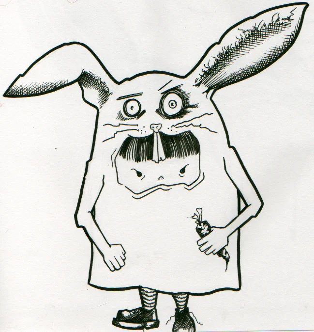 "Trick or Treat", Inks on Paper