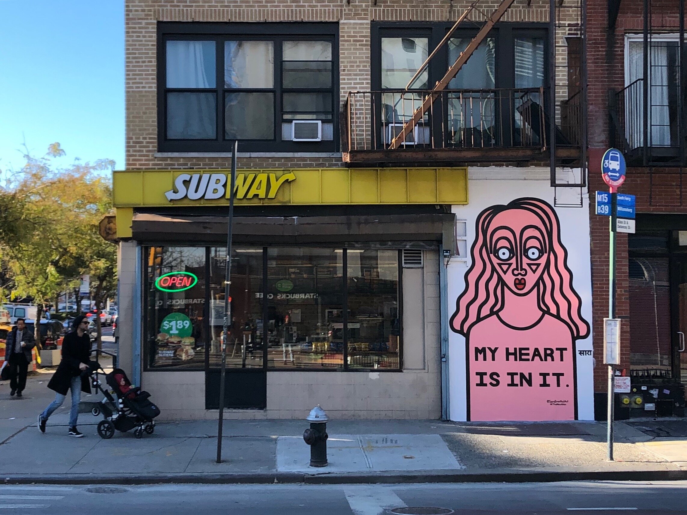  Mural at Allen/Delancey in The Lower East Side, NY  2019 