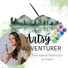 Creating personalized watercolor portraits
www.etsy.com/shop/ArtsyAdventurer