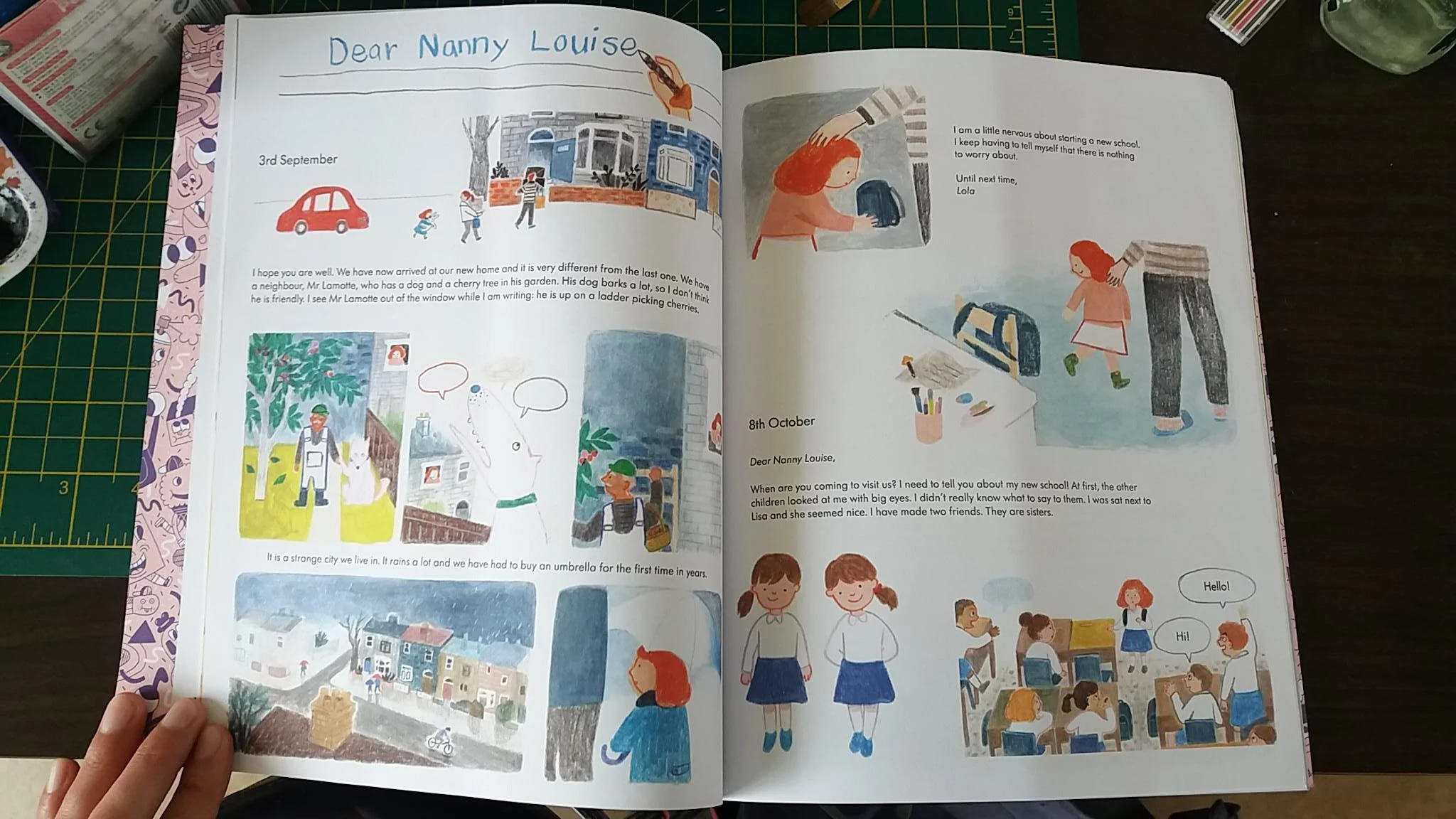 Las illustraciones de Jade en la revista 43 de Anorak / J ade's illustrations, Anorak magazine issue 43