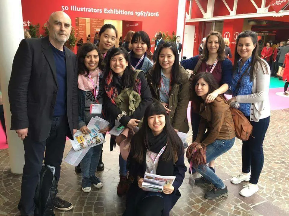Me, my classmates and our professor Martin Salisbury at BCBF 2016