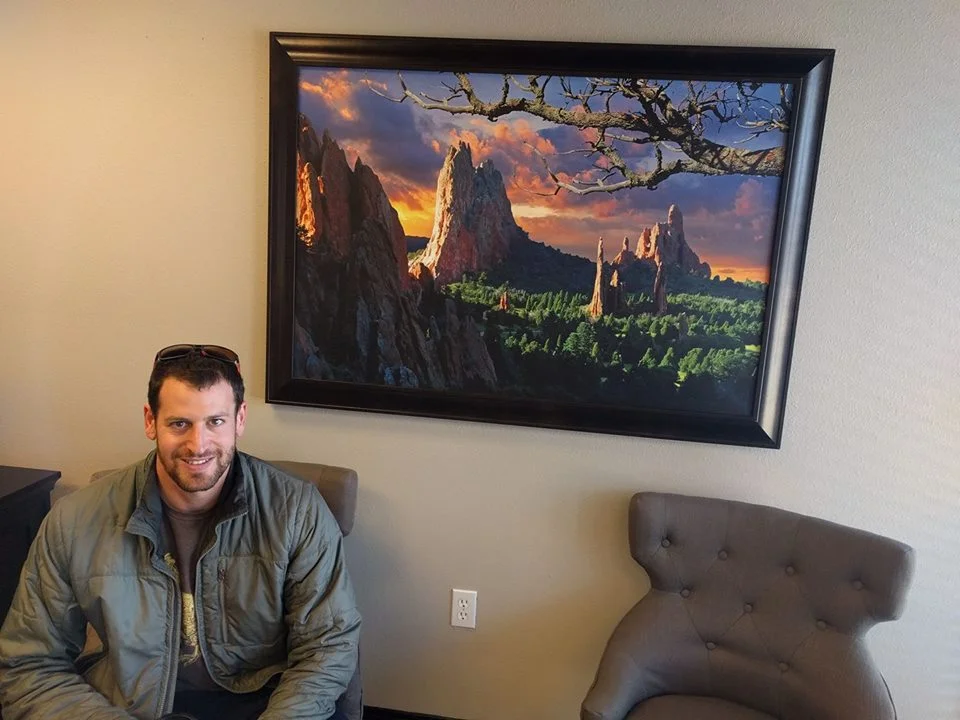 Adam at the 8z offices in Colorado Springs