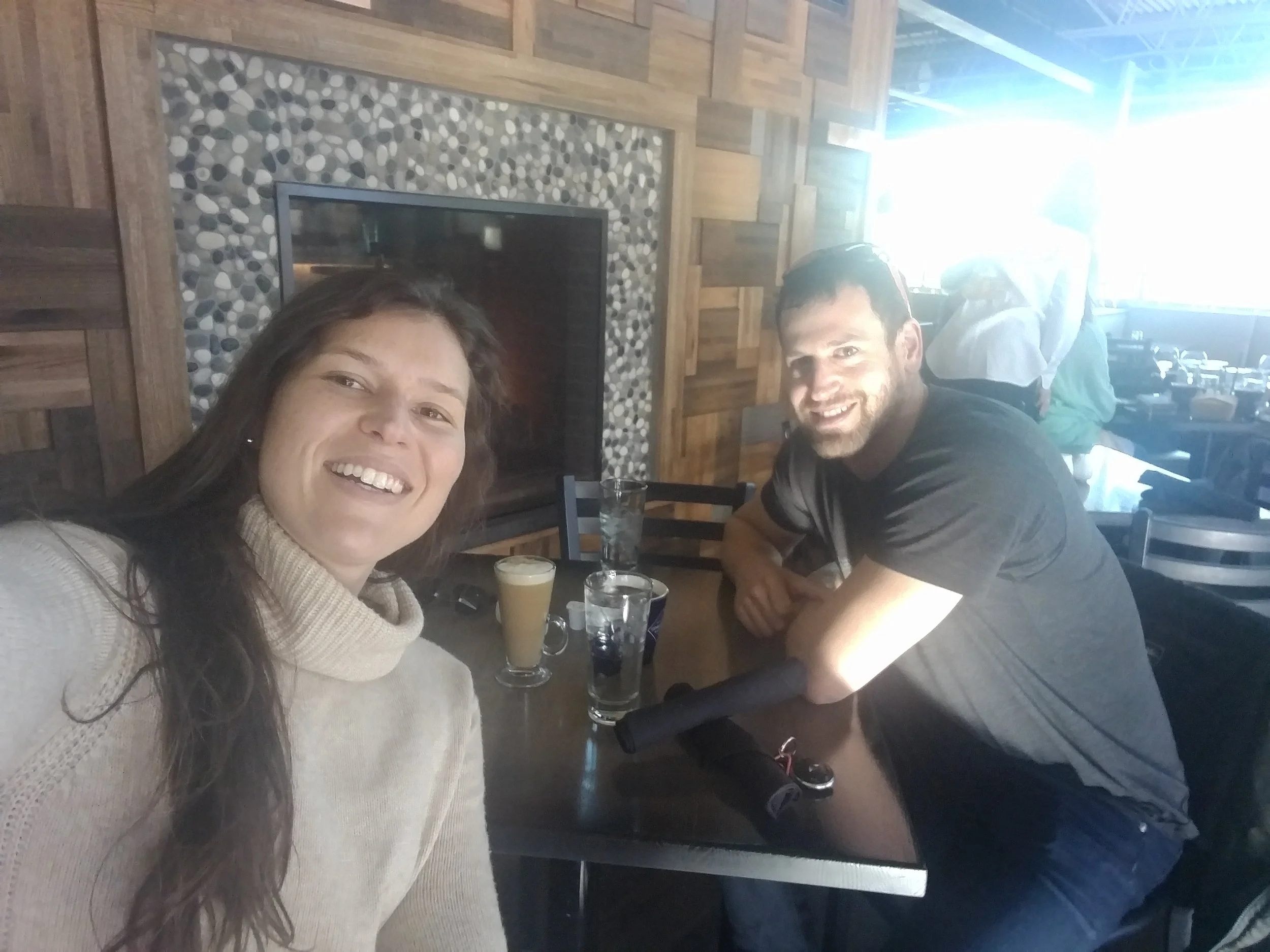 Grabbing lunch at Coquettes