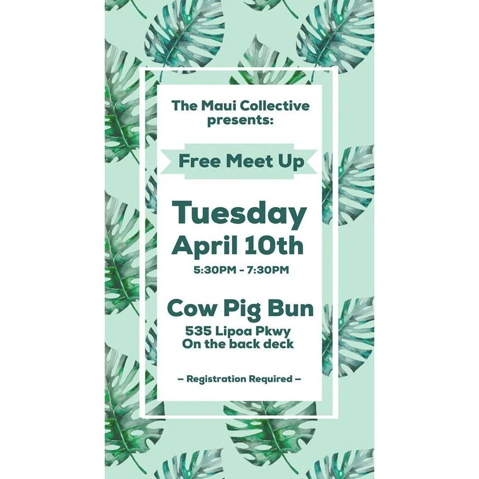 April Meetup Flyer