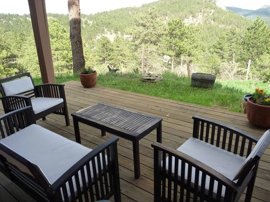 Tim's backyard for guests