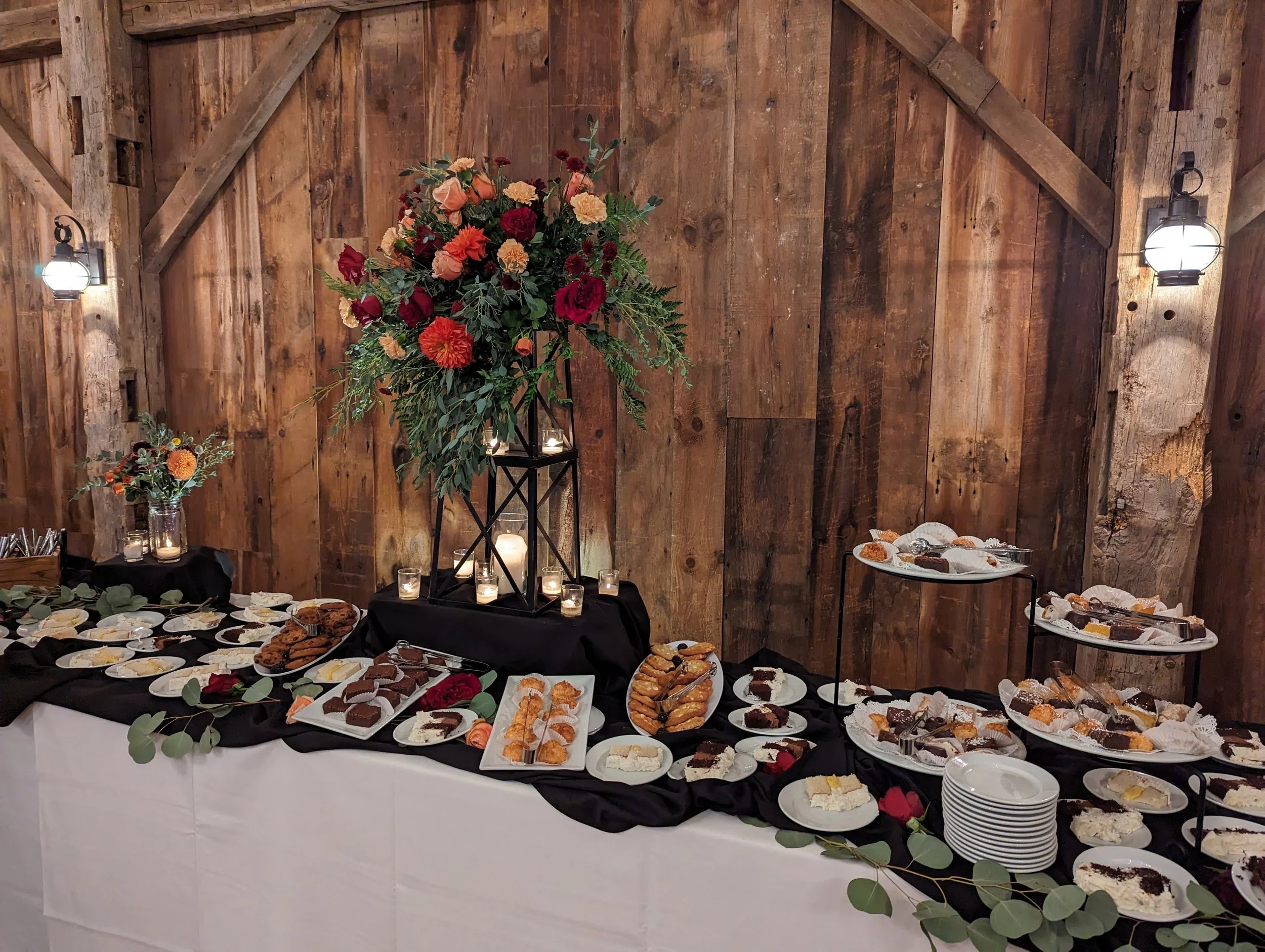 Buffet style service for birthday party