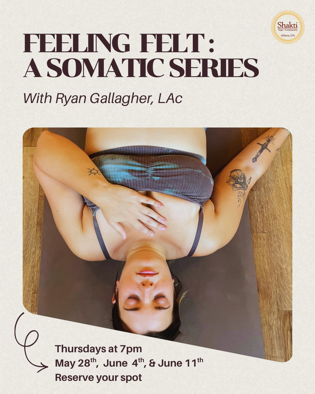 Feeling Felt: Somatic Series with Ryan Gallagher
