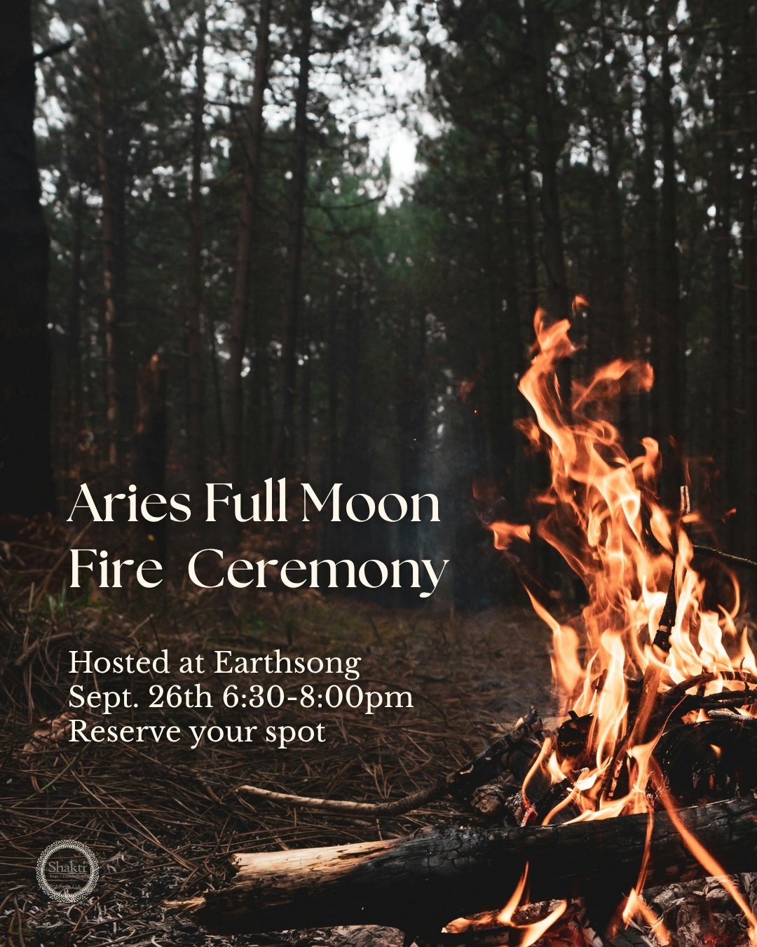 Aries Full Moon Fire Ceremony &amp; Soundbath