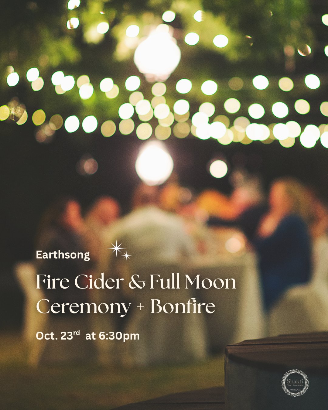Fire Cider Full Moon Ceremony &amp; Sound bath at Earthsong