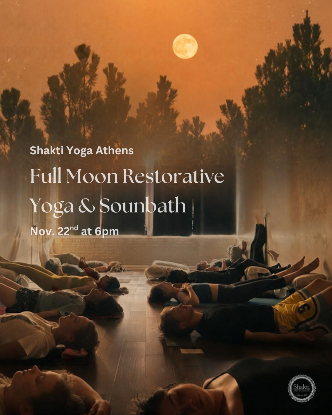 Full Moon Restorative Yoga &amp; Soundbath 