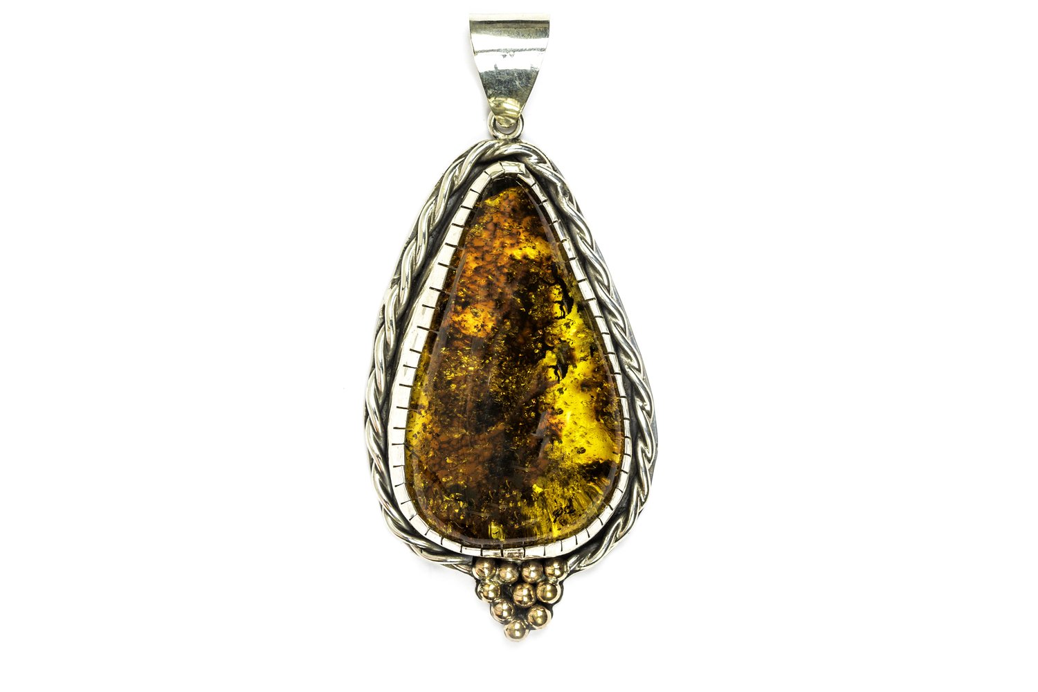 legation get annoyed Zeal Amber and Sterling Silver One Of A Kind Pendant — Jet Couture Jewels