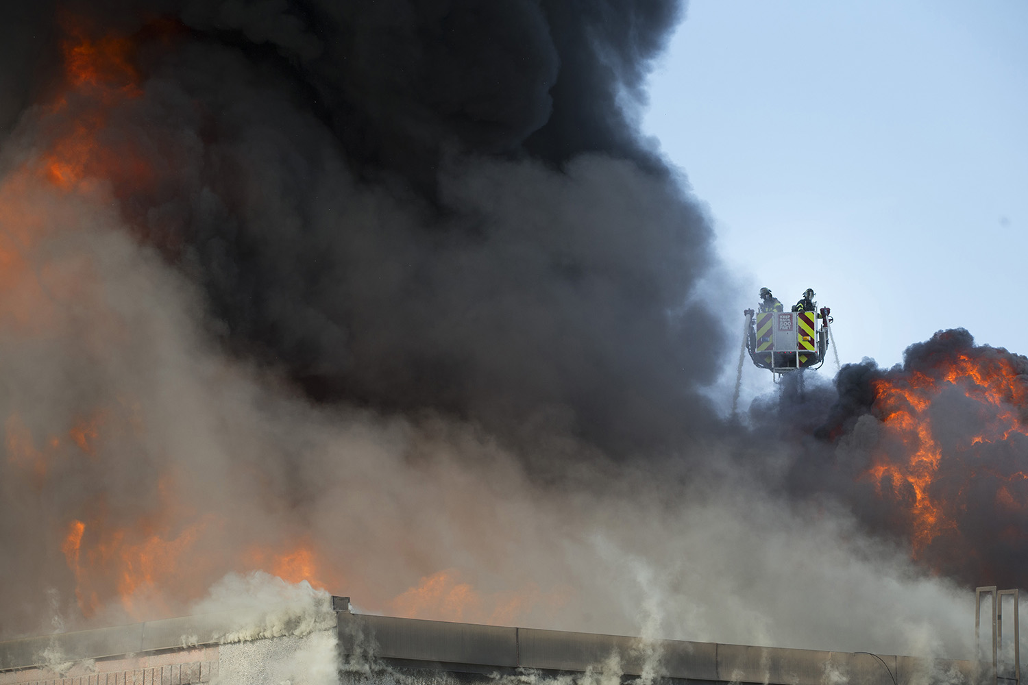  A giant warehouse inferno at 1370 Argyle Rd., adjacent to the Market Square, took nearly 20 hours to extinguish. 