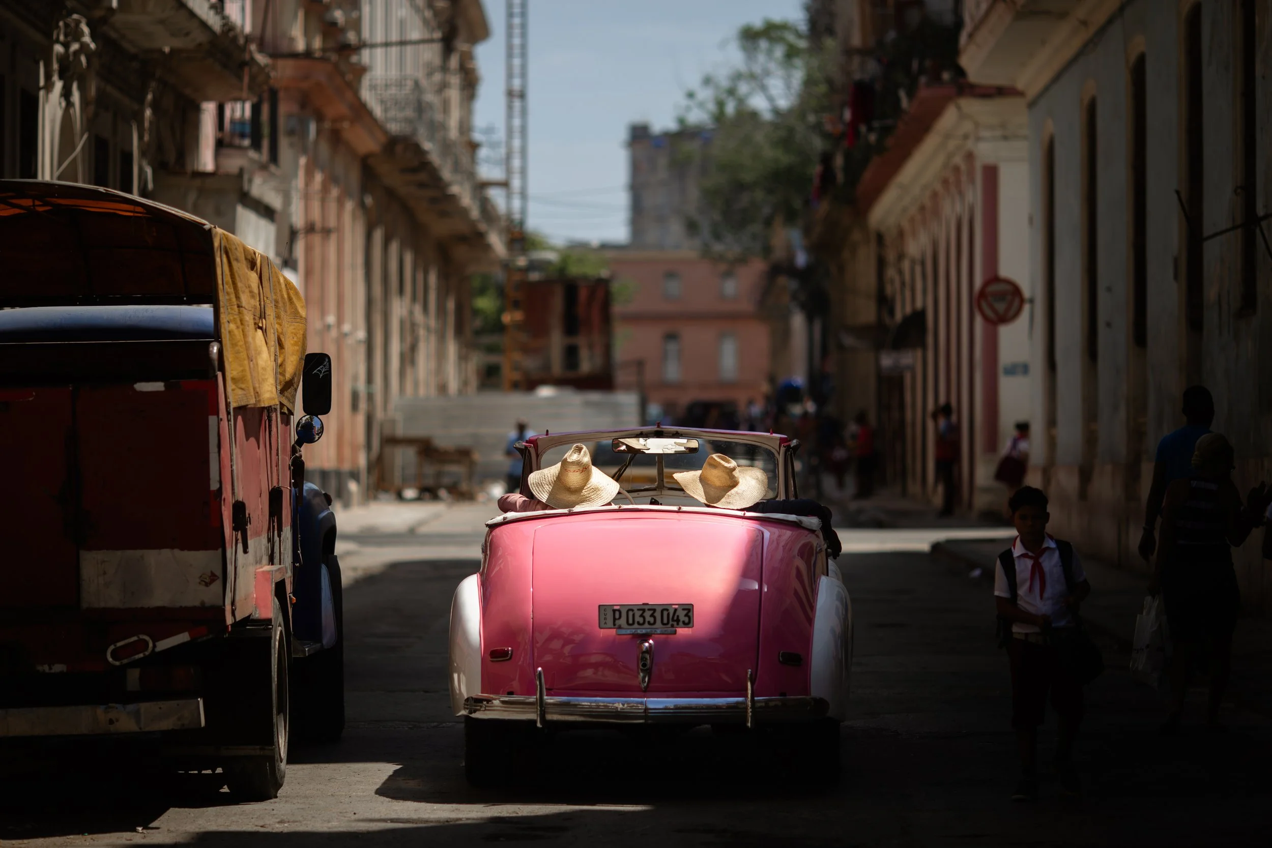 Pink Convertible in Havana