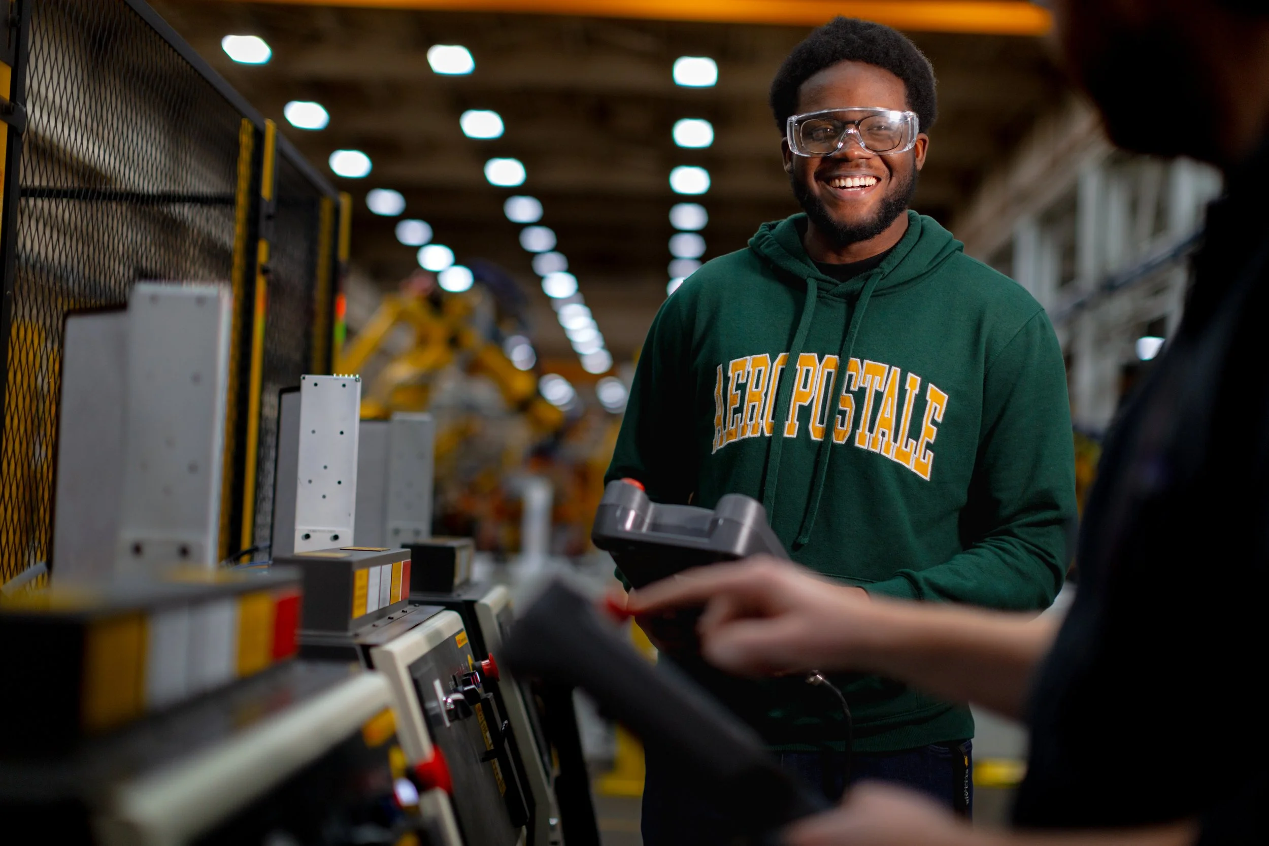  Two profile portraits for an ongoing series at St.Clair College.   Hire Education  showcases stories of student success through experiential learning. 
