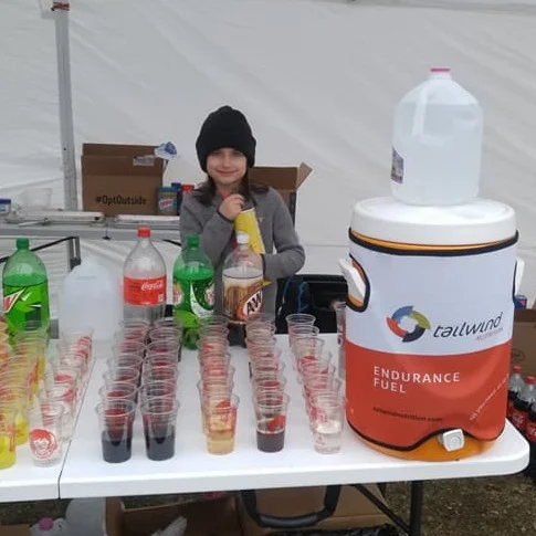 Kaylee volunteering at Earth Day
