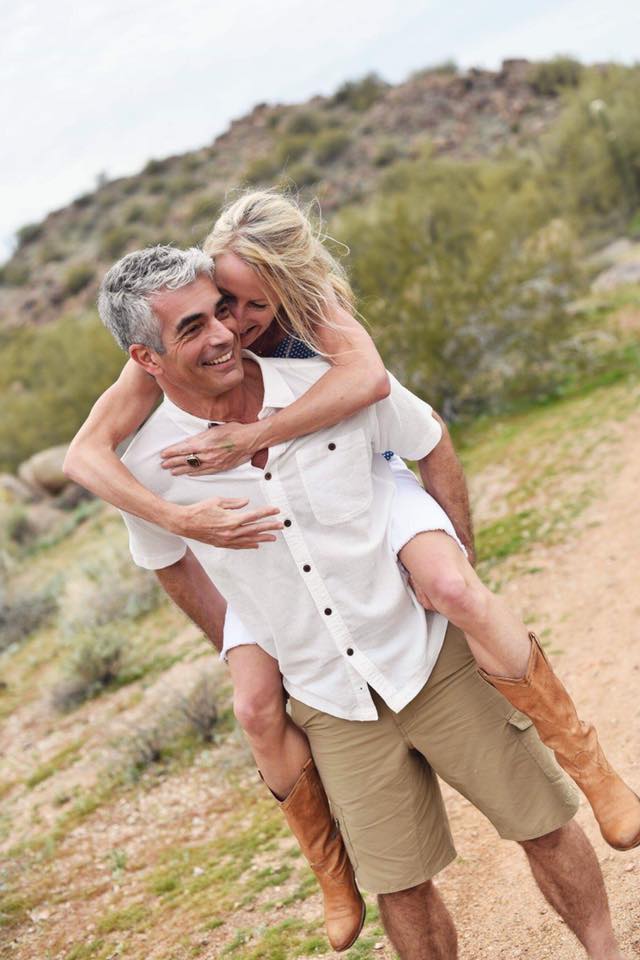 James & his fiance Denise Bourassa