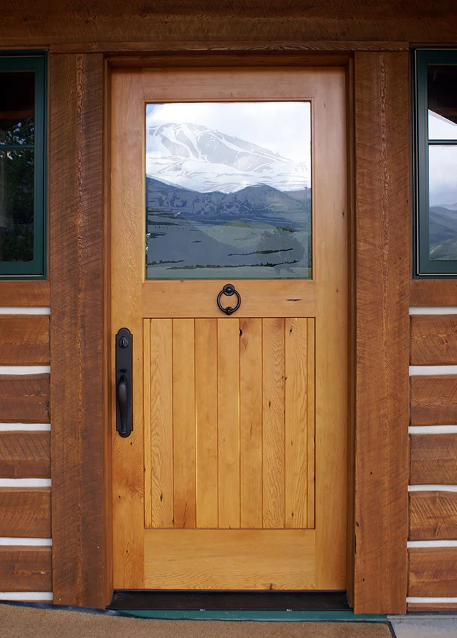 Exterior door.