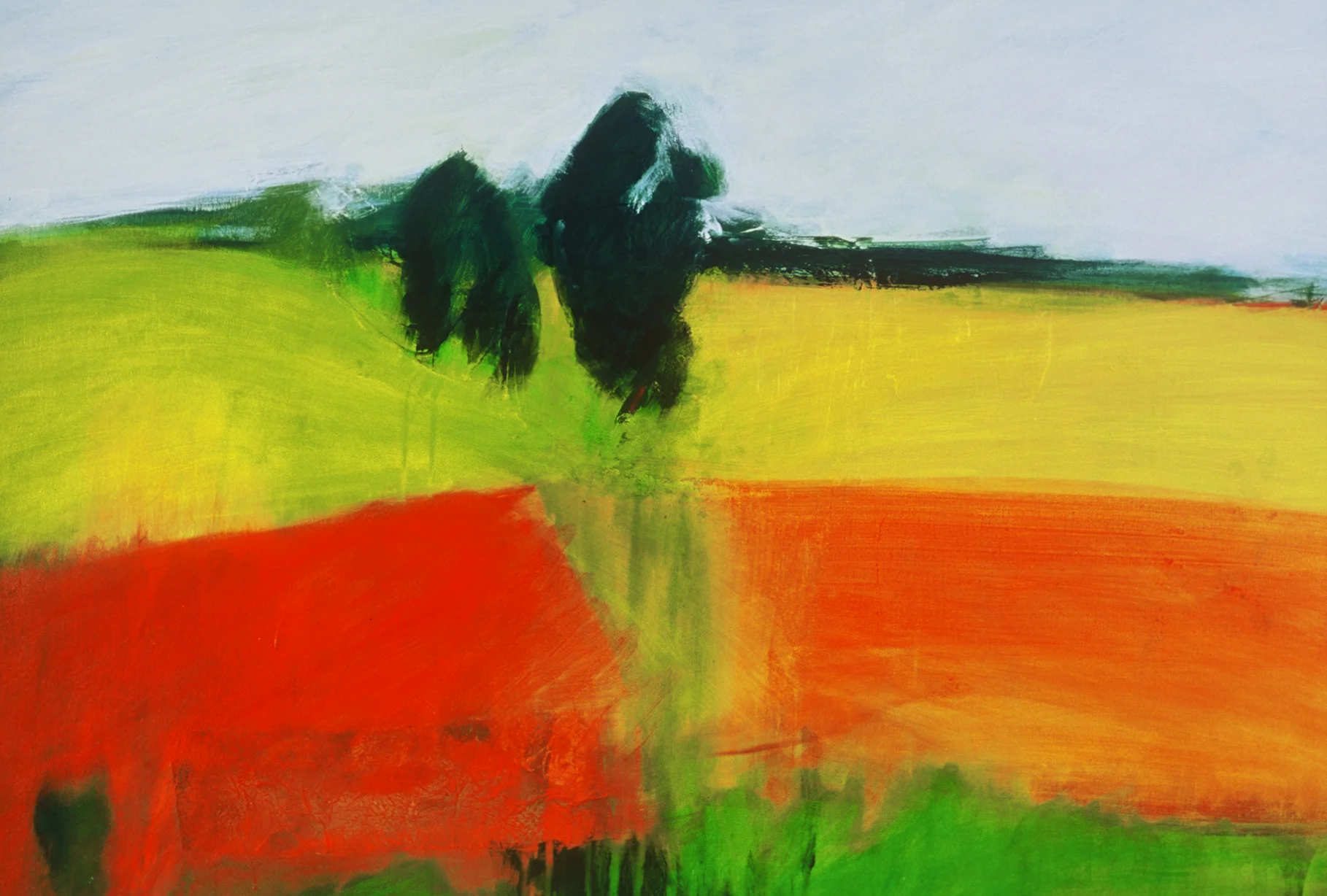 Erosion, acrylic on canvas