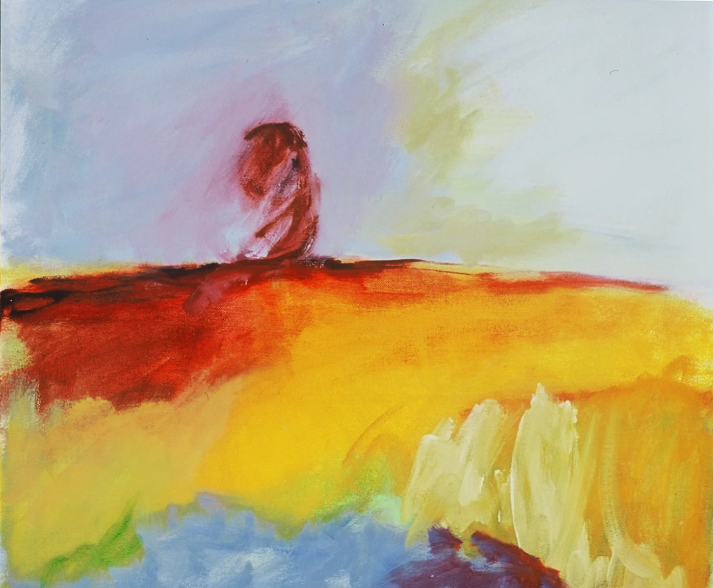 Windswept, acrylic on canvas