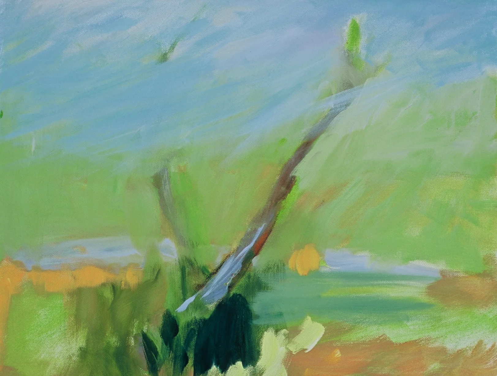 Branches, acrylic on canvas