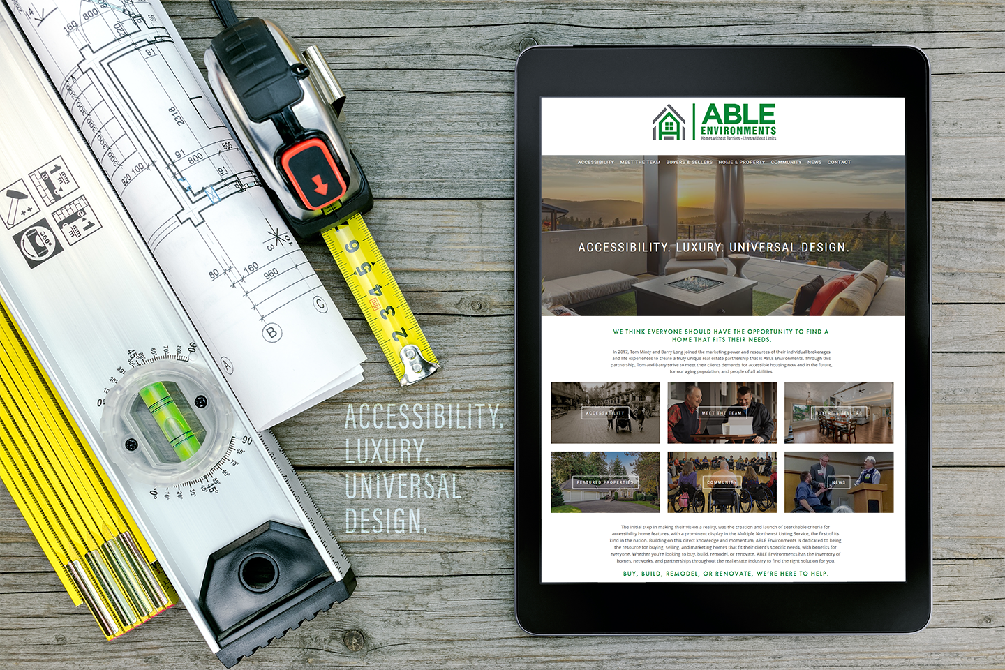 ABLE Environments | ACCESSIBILITY. LUXURY. UNIVERSAL DESIGN.