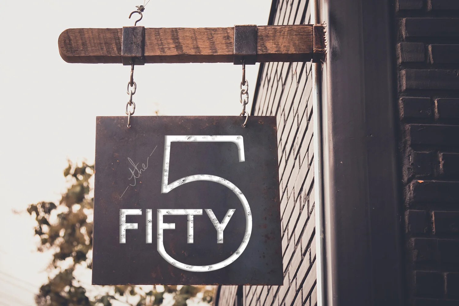 Branding: Fifty-5 Sunset Coffee &amp; Wine