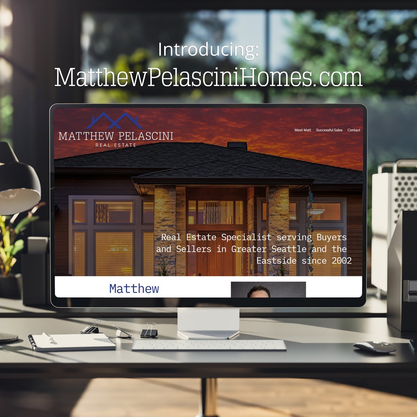 I am so pleased to present the website for Matthew Pelascini Homes! This was such a fun project - go check it out: https://www.matthewpelascinihomes.com/

#designingforrealestate #esperluettecreative #website #designer